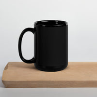 GRID GLA Logo - Black Glossy Mug
