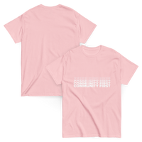 Pink Community First Unisex classic tee