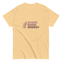 YELLOW SHARE GOOD ENERGY Unisex classic tee