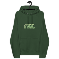 GREEN SHARE GOOD ENERGY Unisex eco raglan hoodie