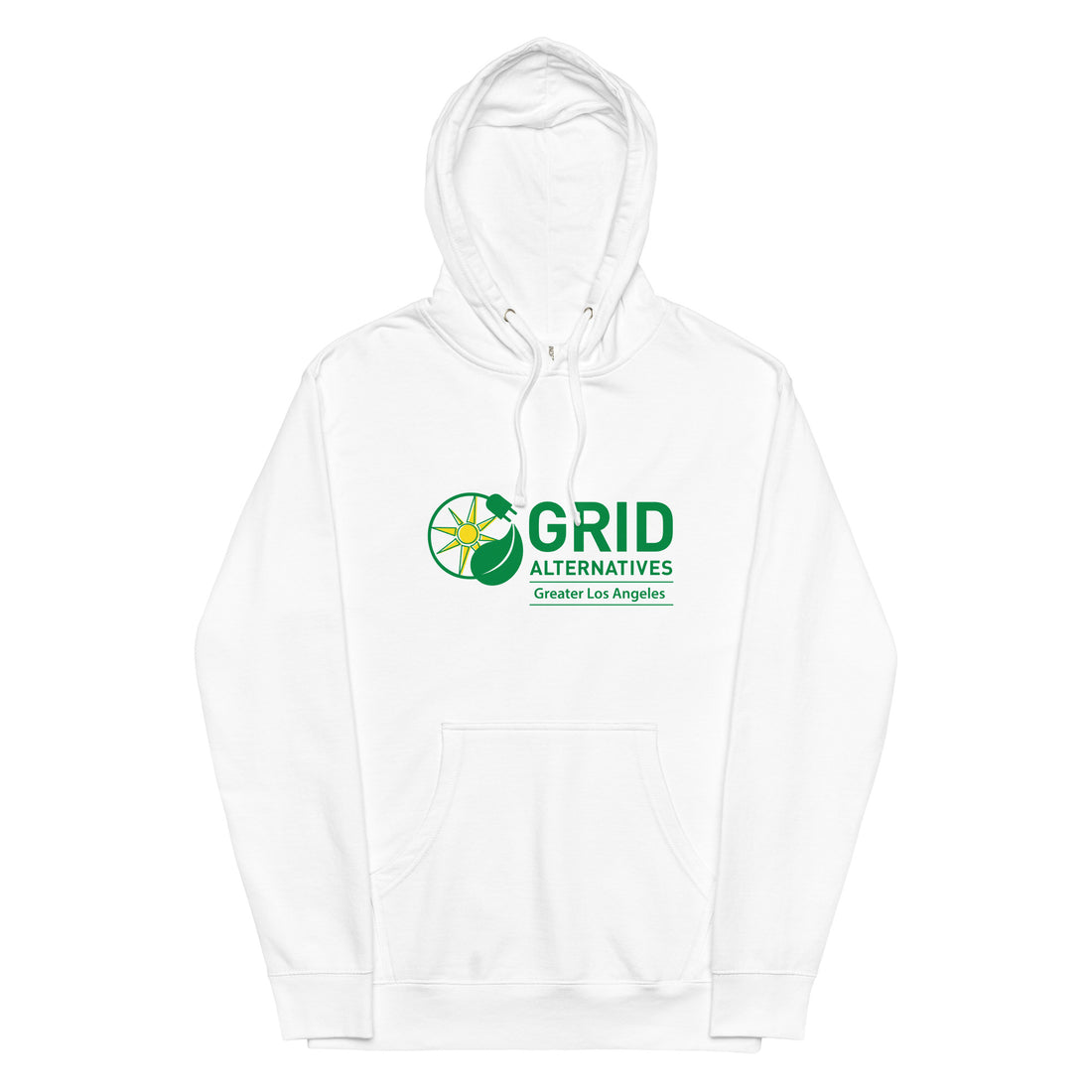 GRID GLA Logo - Unisex midweight hoodie black